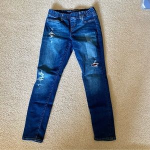 Gap 1969 Distressed Buffalo Plaid Jeans